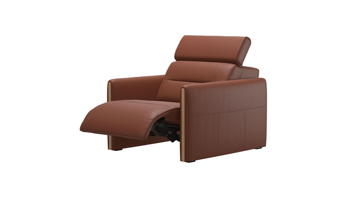 Stressless Emily Power Chair in Noblesse Tigereye Leather